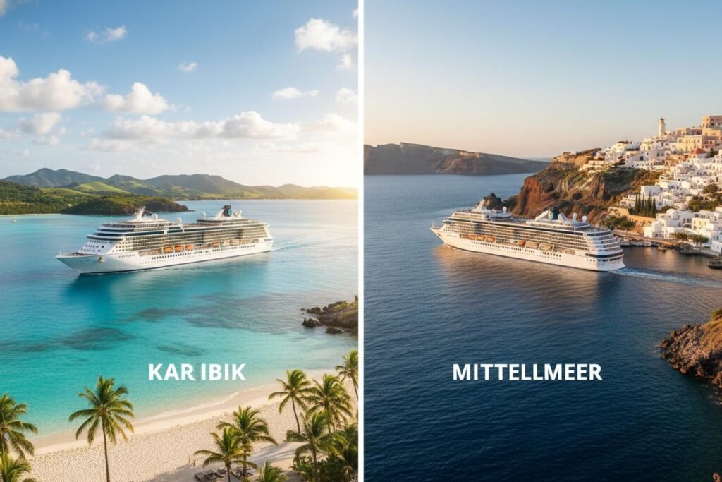 Kreuzfahrt-Routen im Vergleich: Karibik vs. Mittelmeer