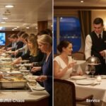 Buffet-Chaos oder Service: Der fühlbare Unterschied beim Abendessen an Bord