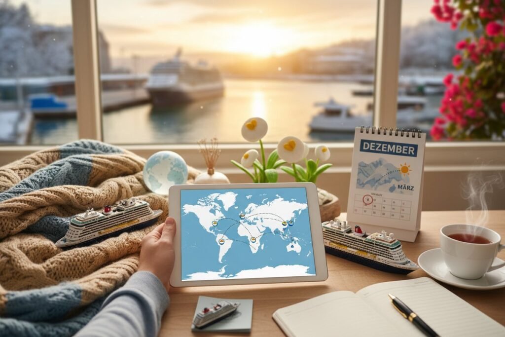 Schritt-für-Schritt: Frühbucher-Strategie für Winter- und Frühjahrs-Kreuzfahrten