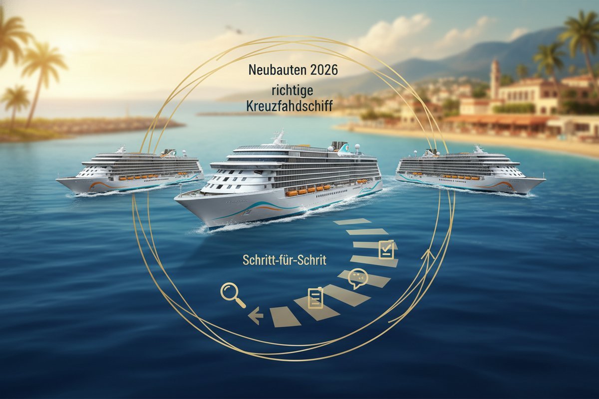 Schritt-für-Schritt: Wie Sie unter den Neubauten 2026 das richtige Kreuzfahrtschiff wählen
