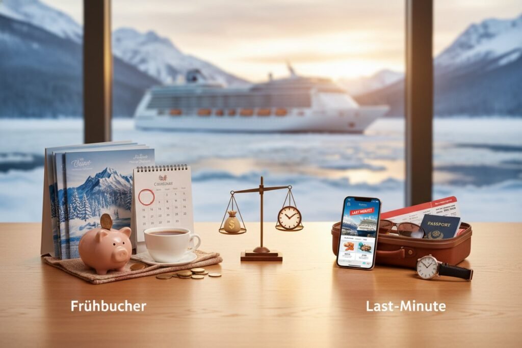 Frühbucher vs Last-Minute: Welche Strategie spart mehr bei Winterkreuzfahrten?