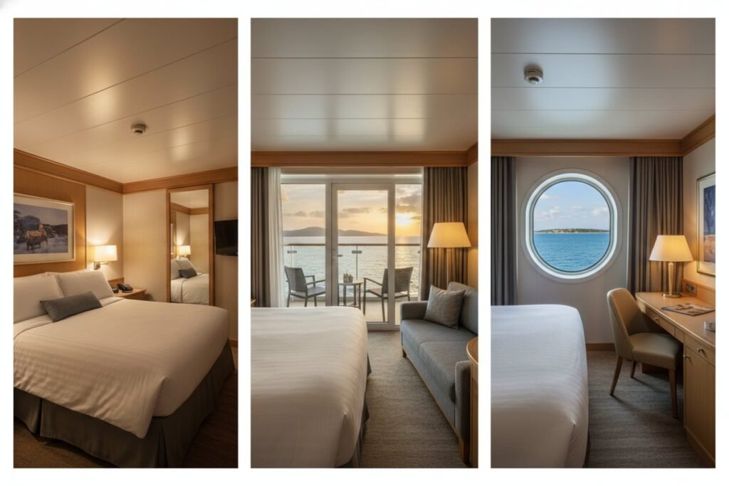 Welche Kabinenoption passt am besten zu Ihrer Kreuzfahrt?