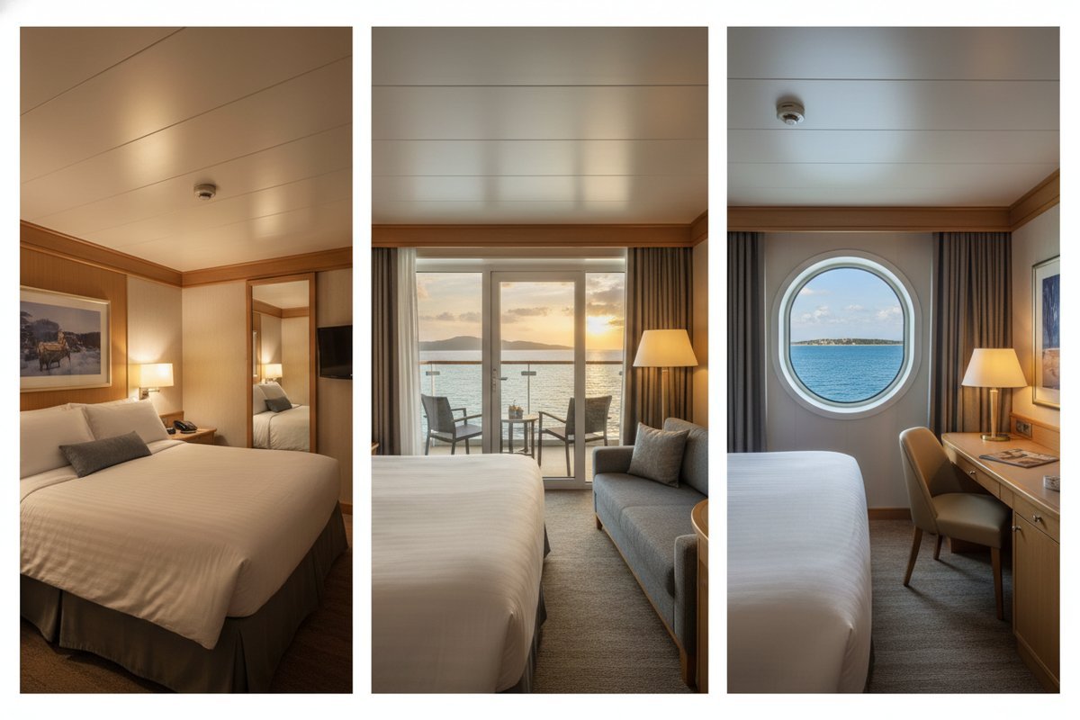 Welche Kabinenoption passt am besten zu Ihrer Kreuzfahrt?